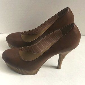 26. Unlisted  Brown Platform Heels Size 7